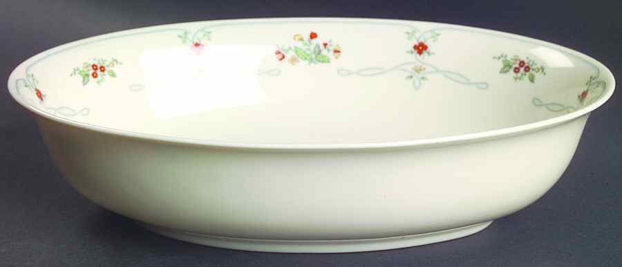 Ribbon Edge 10" Oval Vegetable Bowl by Gorham-1