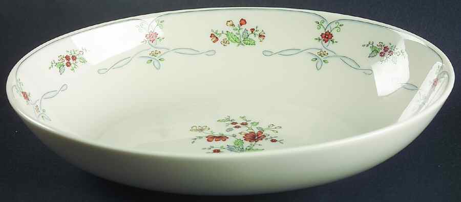 Ribbon Edge 9" Oval Vegetable Bowl by Gorham-1