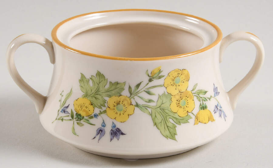 Royal Buttercup Sugar Bowl No Lid by Gorham-1
