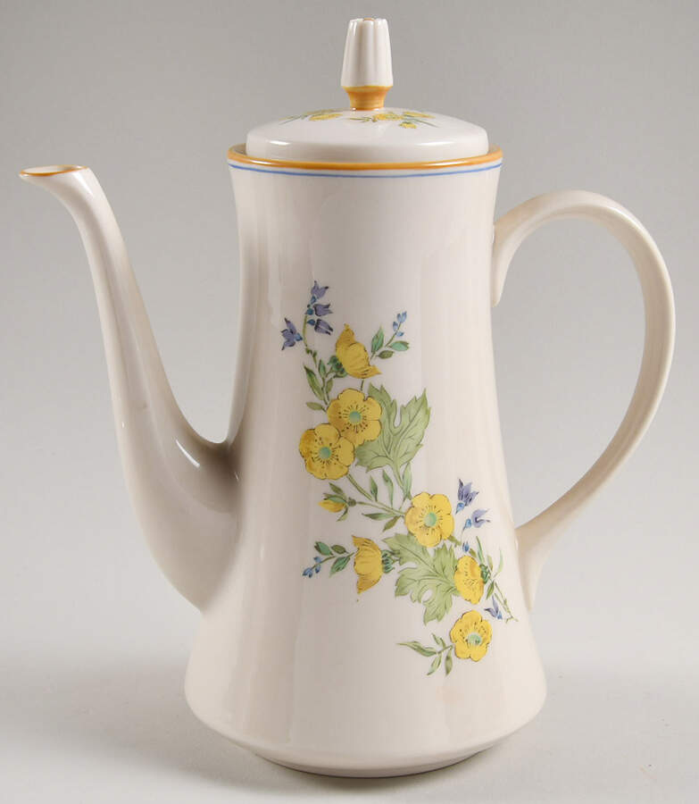 Royal Buttercup Coffee Pot & Lid by Gorham-1