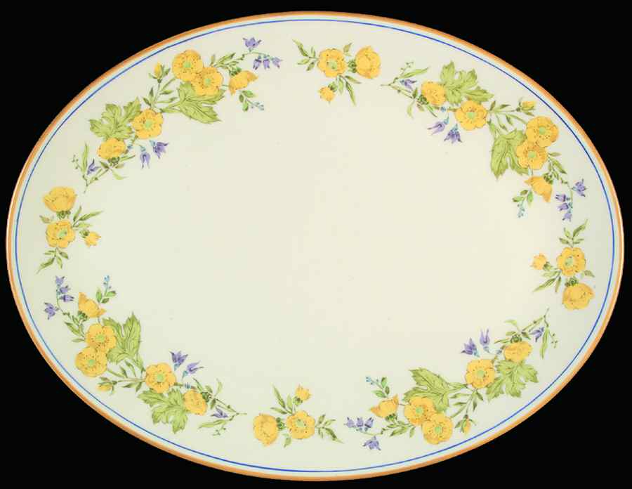 Royal Buttercup 13" Oval Serving Platter by Gorham-1
