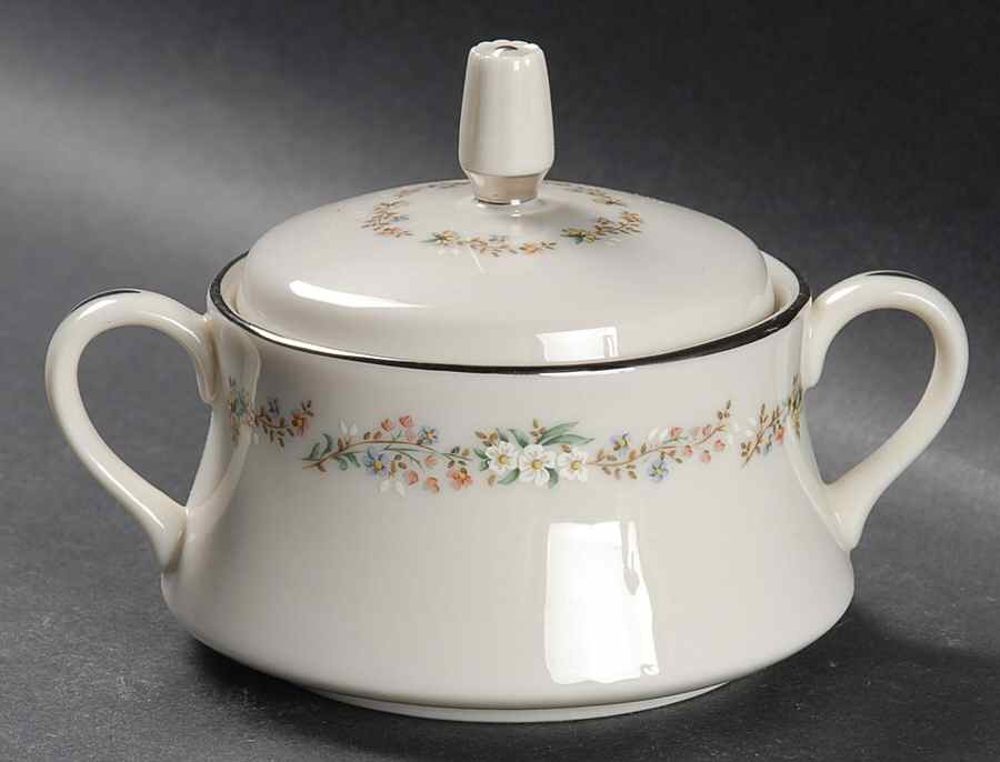 Rondelle Sugar Bowl & Lid by Gorham-1