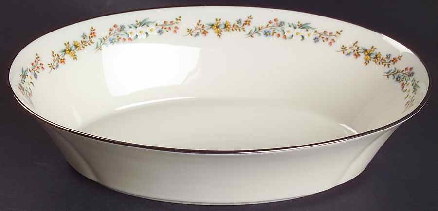 Rondelle 10" Oval Vegetable Bowl by Gorham-1