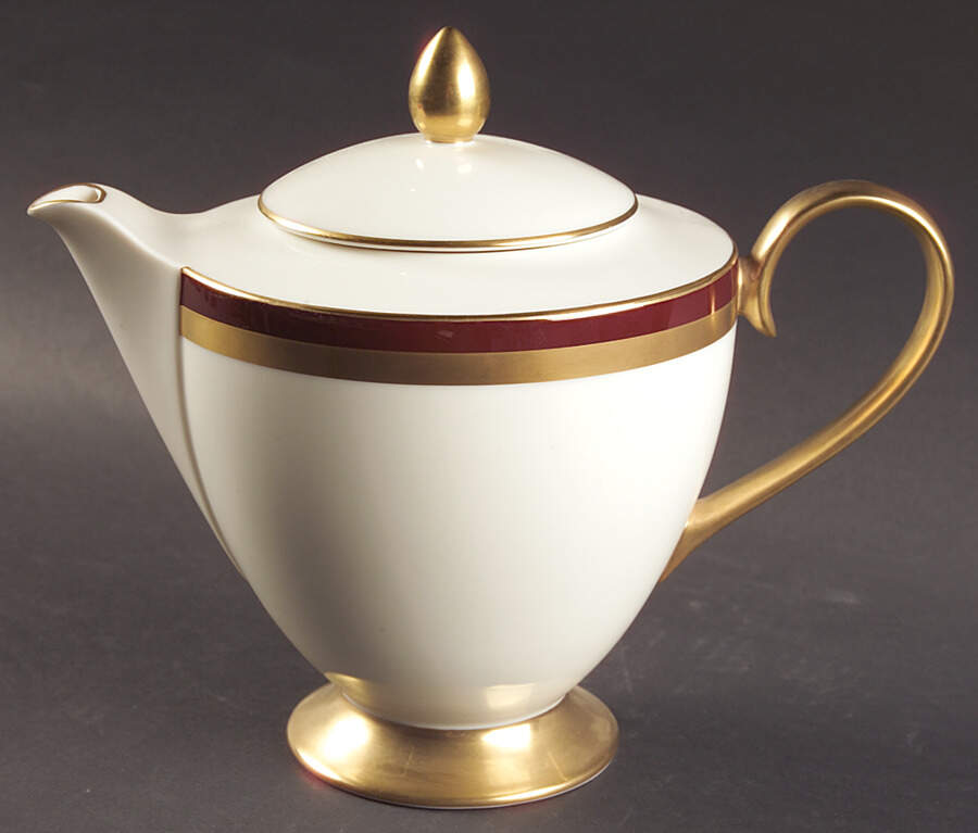 Ruby Contessa Coffee Pot & Lid by Gorham-1