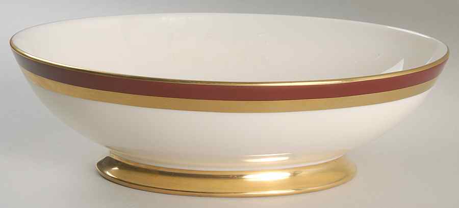 Ruby Contessa 10" Oval Vegetable Bowl by Gorham-1