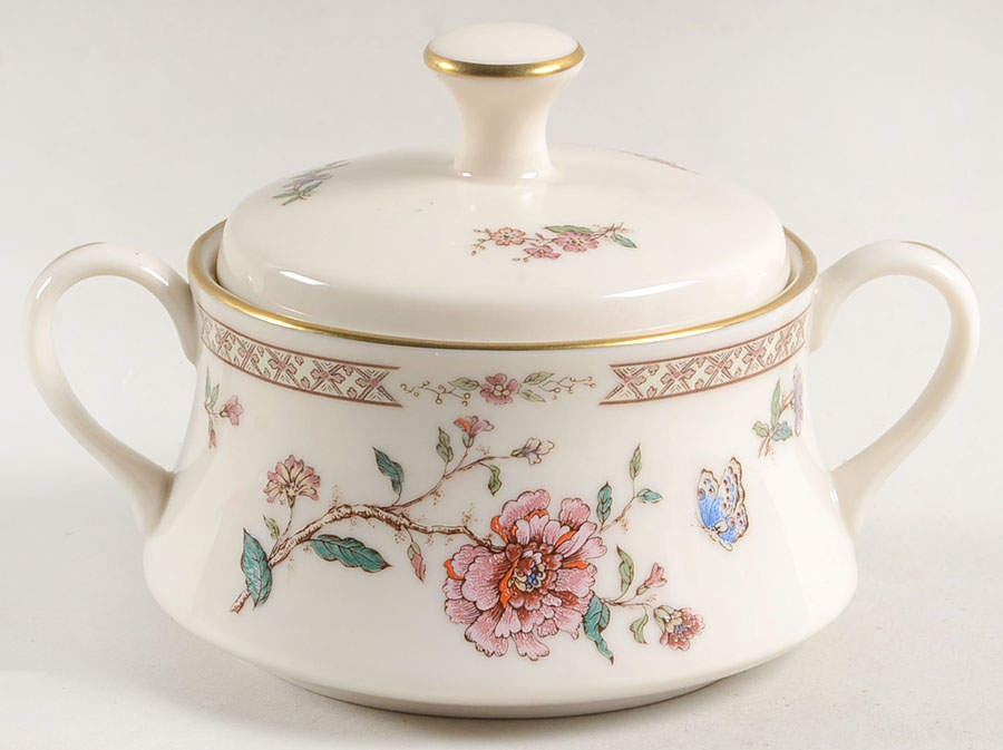Secret Garden Sugar Bowl & Lid by Gorham-1