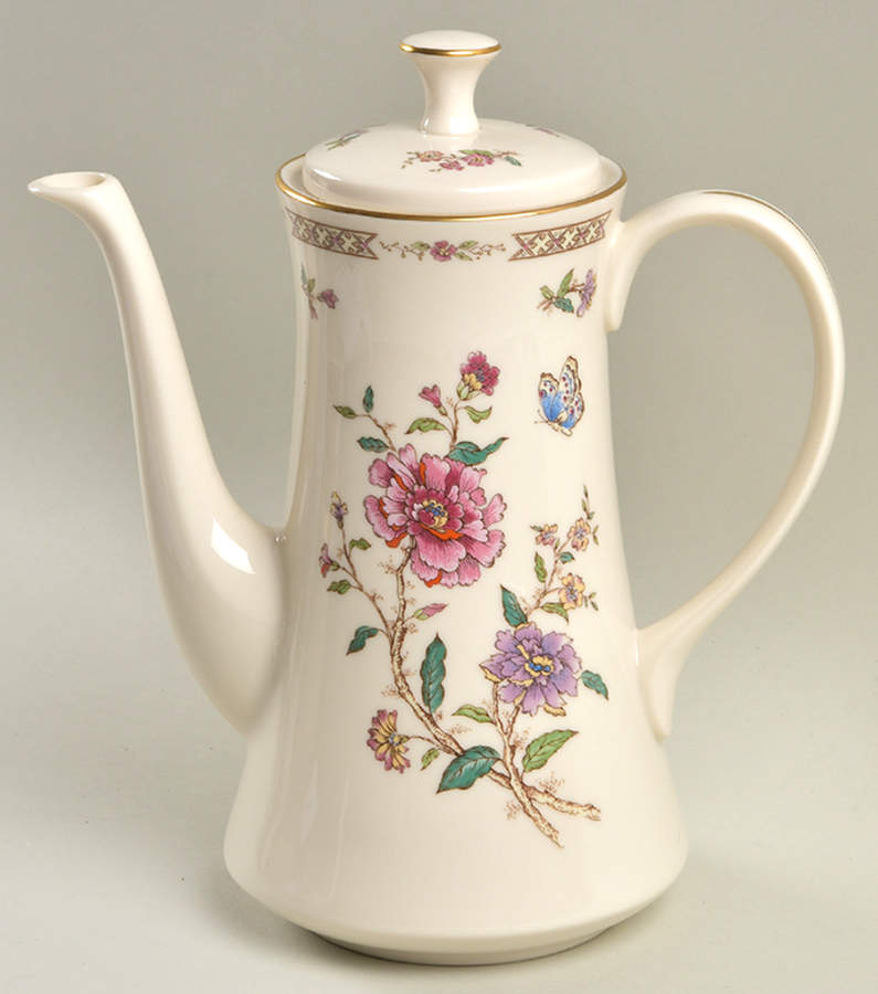 Secret Garden Coffee Pot & Lid by Gorham-1