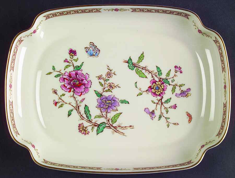 Secret Garden Rectangular Tray by Gorham-1