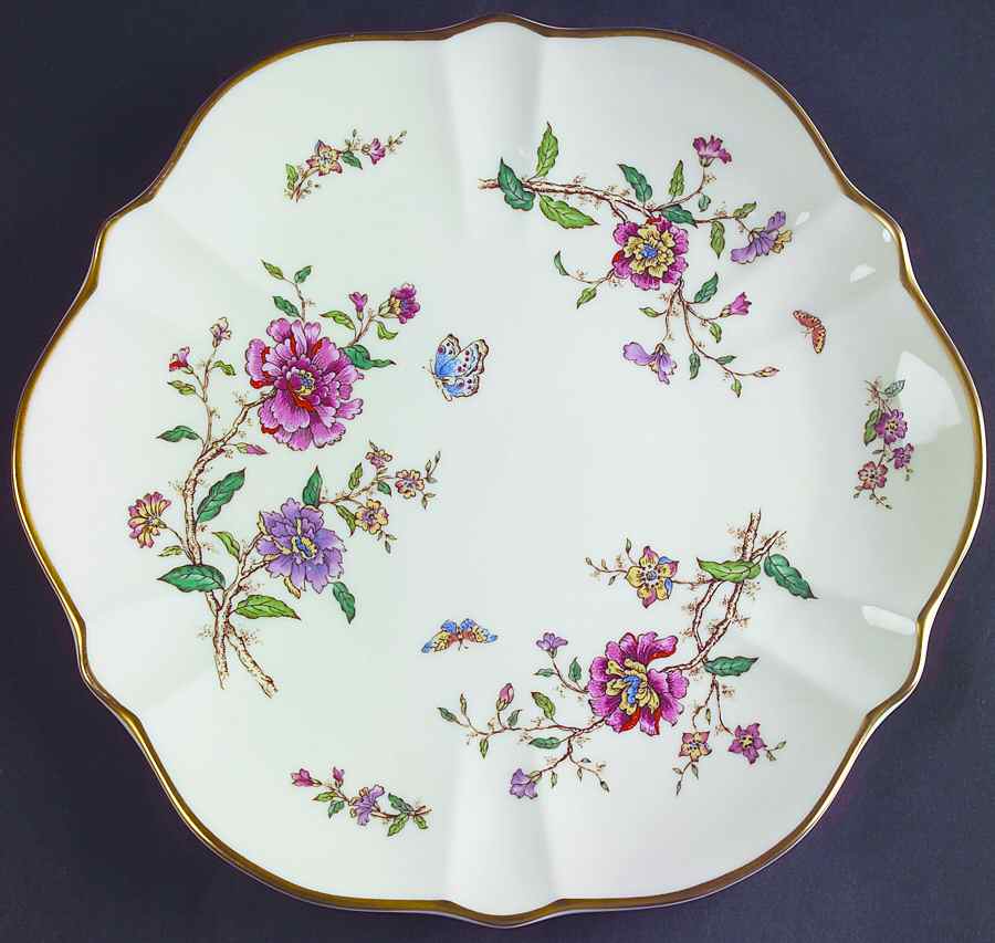 Secret Garden Cake Plate by Gorham-1