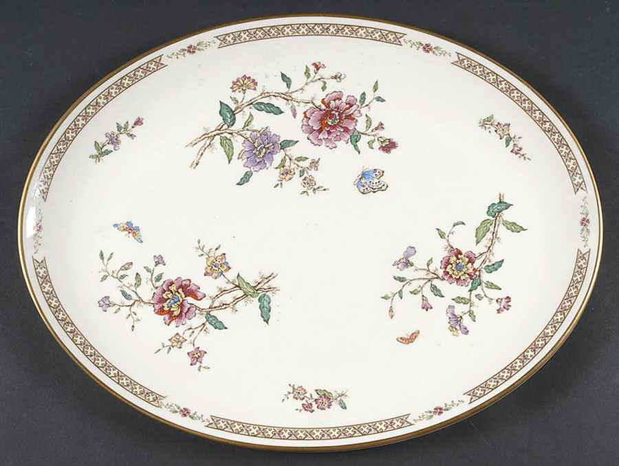 Secret Garden 13" Oval Serving Platter by Gorham-1