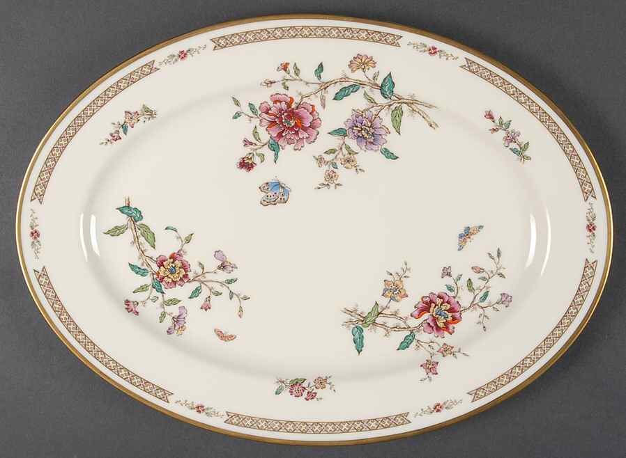 Secret Garden 14" Oval Serving Platter by Gorham-1