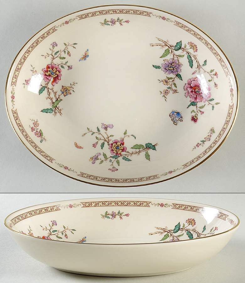 Secret Garden 8" Round Vegetable Bowl by Gorham-1