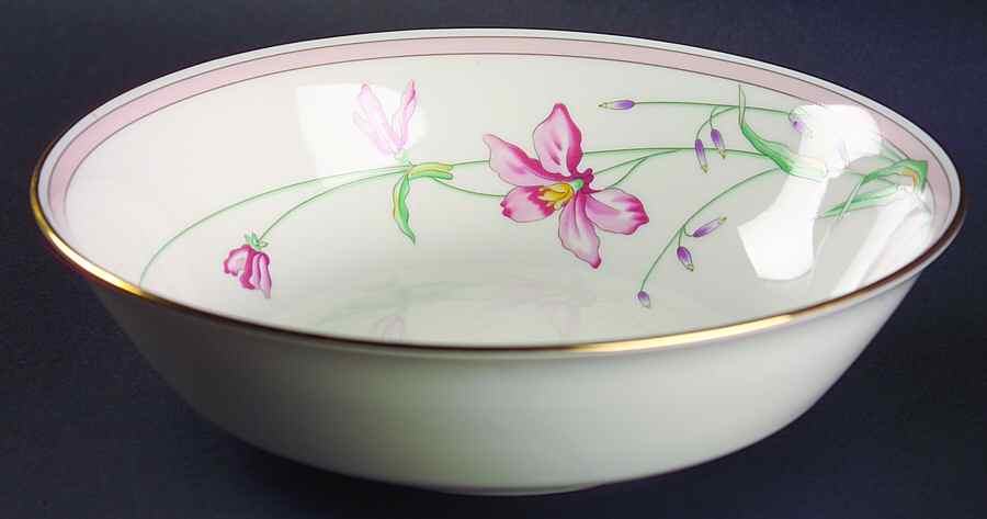 Silk Petal 9" Round Vegetable Bowl by Gorham-1