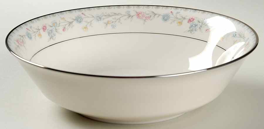 Snow Rose 8" Round Vegetable Bowl by Gorham-1