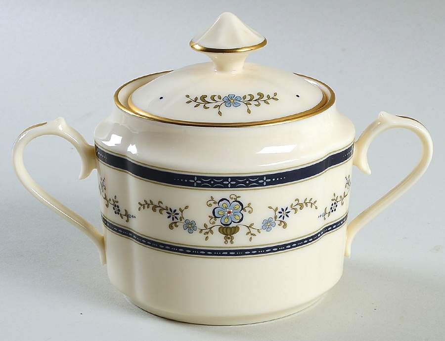 Spring Laurel Sugar Bowl & Lid by Gorham-1