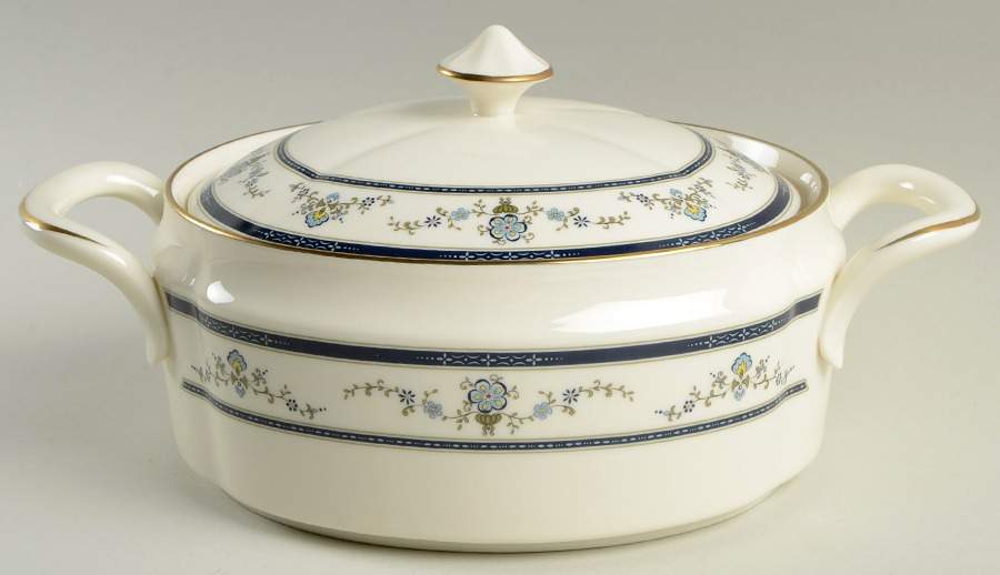 Spring Laurel Oval Covered Vegetable by Gorham-1