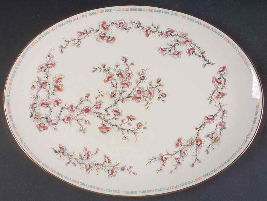 Spring Meadow 13" Oval Serving Platter by Gorham-1