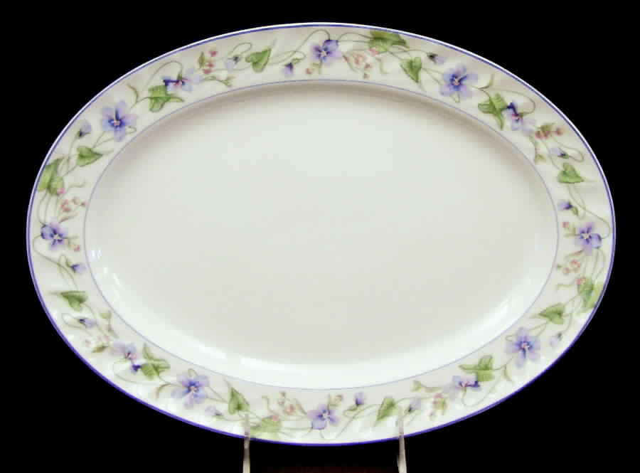 Sweet Violet 14" Oval Serving Platter by Gorham-1