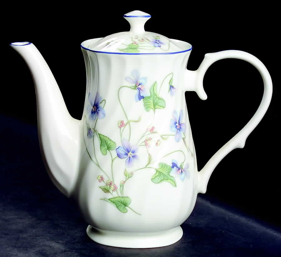 Sweet Violet Coffee Pot & Lid by Gorham-1