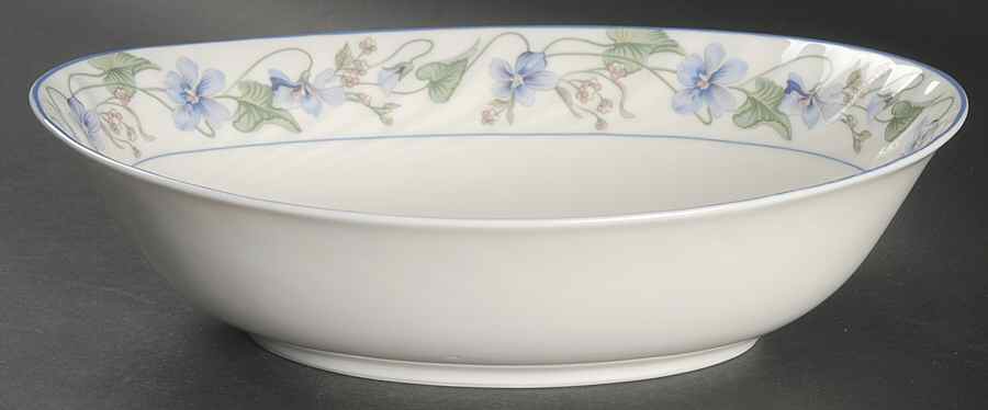 Sweet Violet 10" Oval Vegetable Bowl by Gorham-1