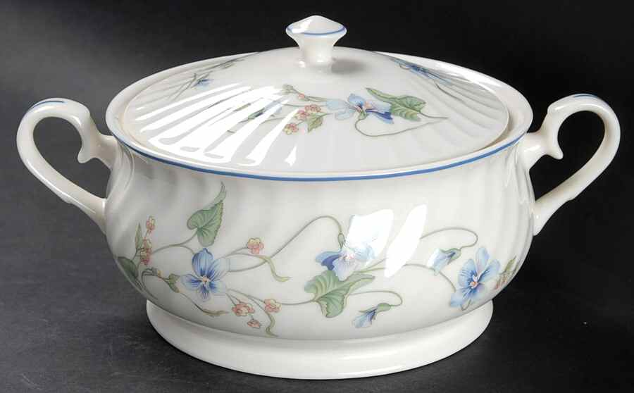 Sweet Violet Round Covered Vegetable by Gorham-1