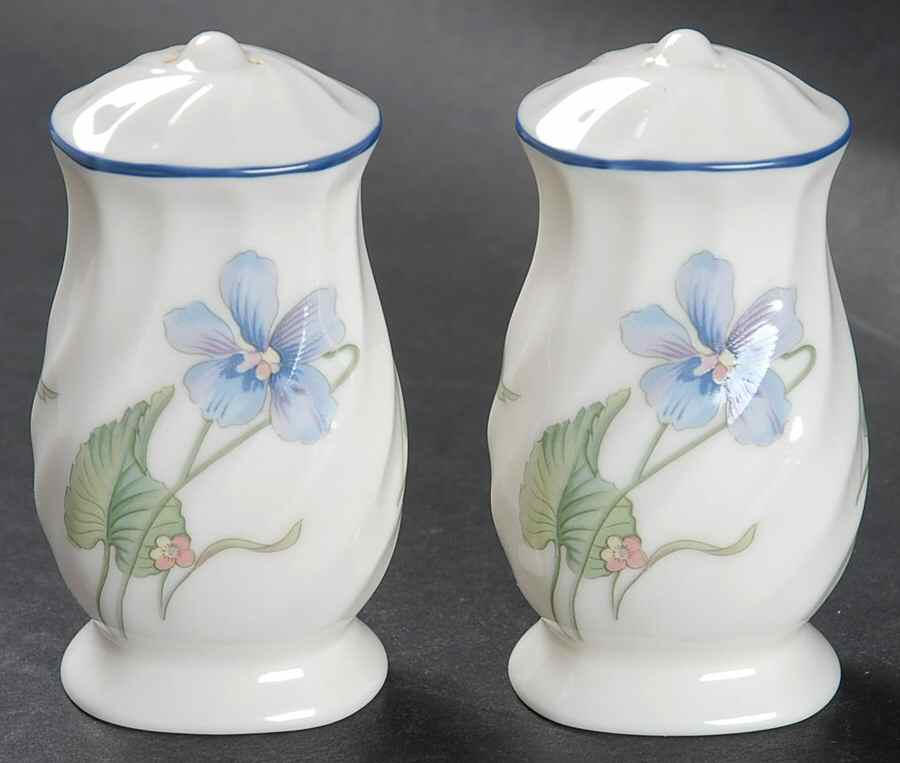 Sweet Violet Salt & Pepper Set by Gorham-1