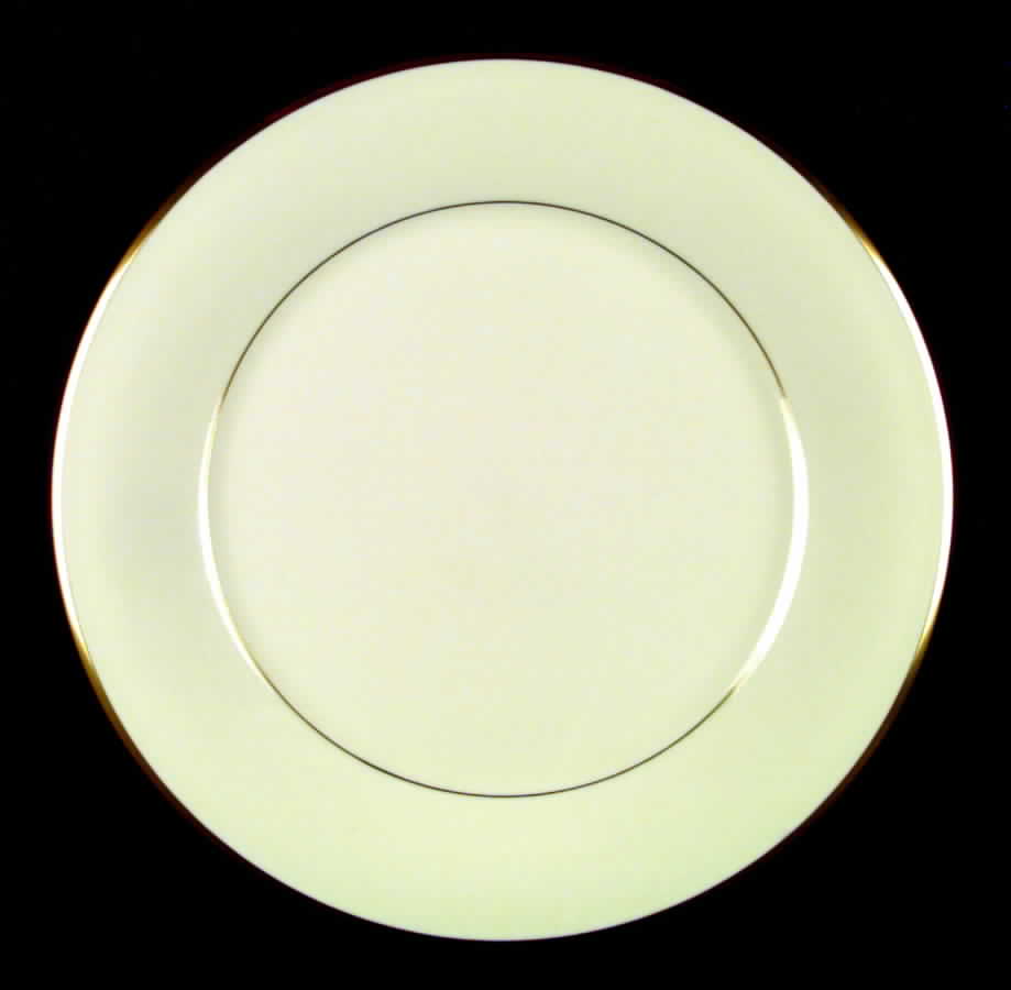 Theme (Narrow Gold Rim) Dinner Plate by Gorham-1