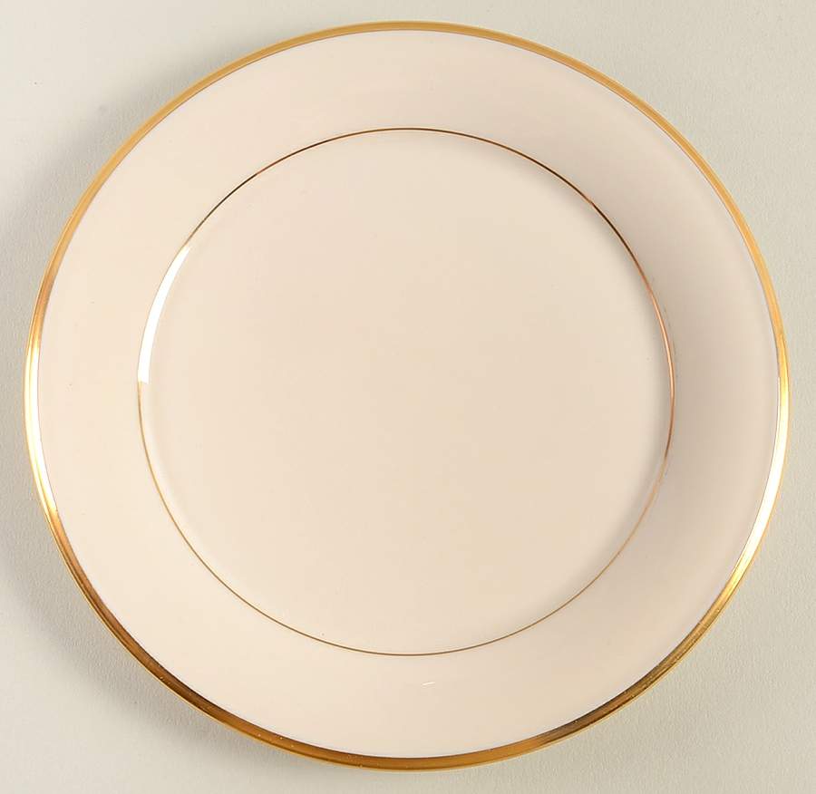 Theme (Narrow Gold Rim) Bread & Butter Plate by Gorham-1