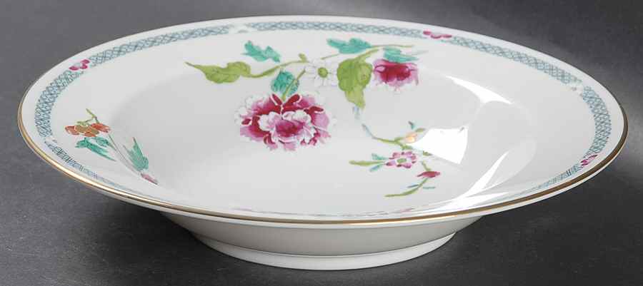 Town Garden Rim Soup Bowl by Gorham-1