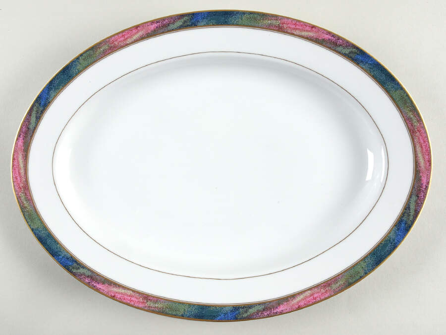 Vista Gold 14" Oval Serving Platter by Gorham-1