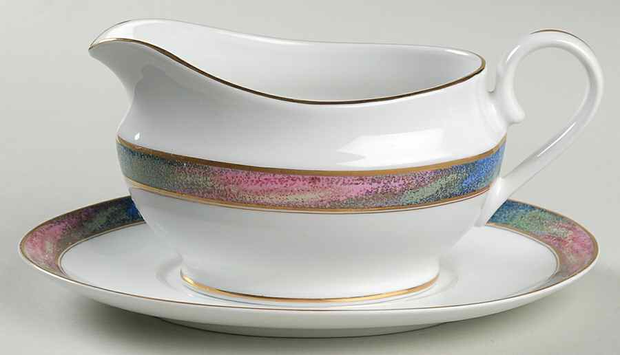 Vista Gold Gravy Boat & Underplate by Gorham-1