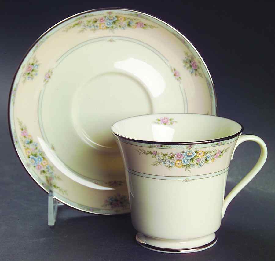 Weddington Footed Cup & Saucer Set by Gorham-1