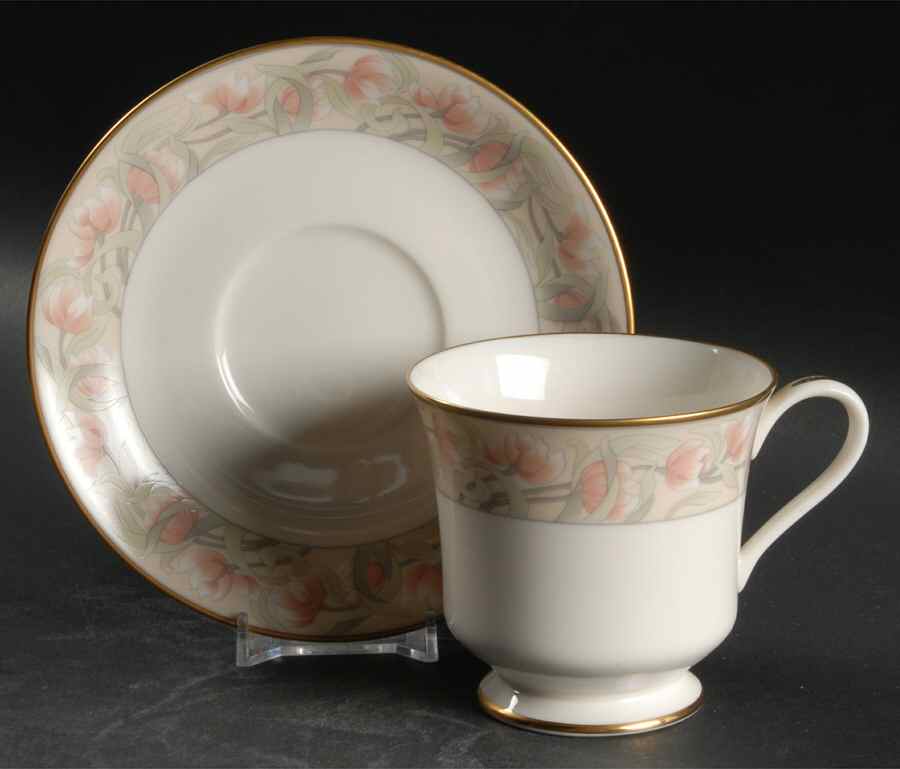 Wingate Footed Cup & Saucer Set by Gorham-1