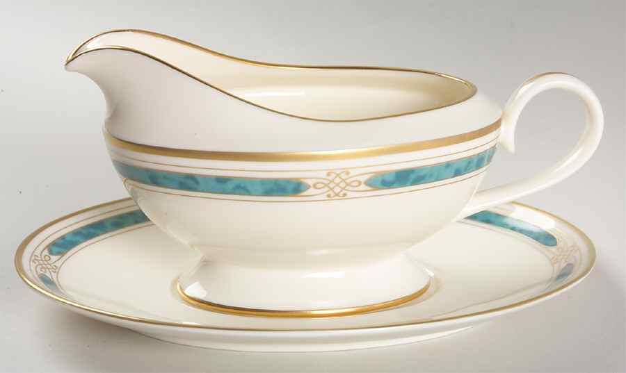 Winfield Gravy Boat & Underplate by Gorham-1