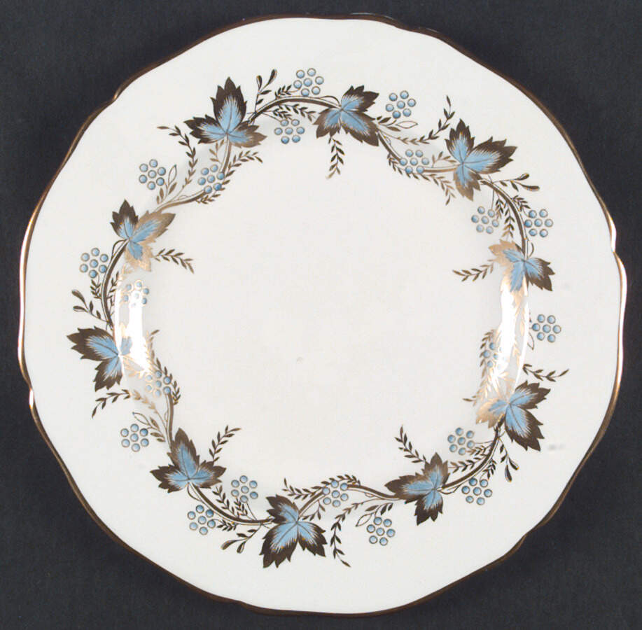 Cambridge (Blue & Gold) Dinner Plate by Grosvenor-1