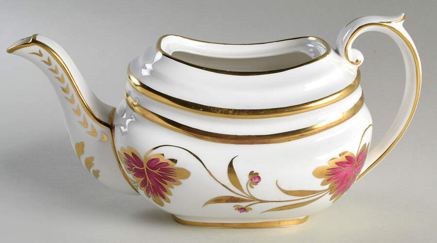 Culross Red Teapot No Lid by Grosvenor-1
