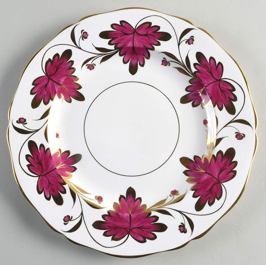 Culross Red Dinner Plate by Grosvenor-1