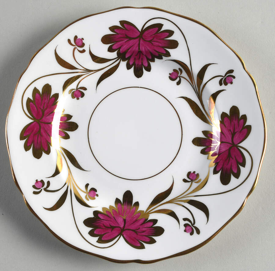 Culross Red Bread & Butter Plate by Grosvenor-1