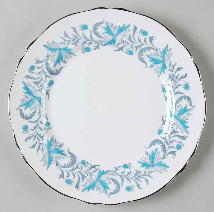 Debutante (Platinum Trim) Salad Plate by Grosvenor-1