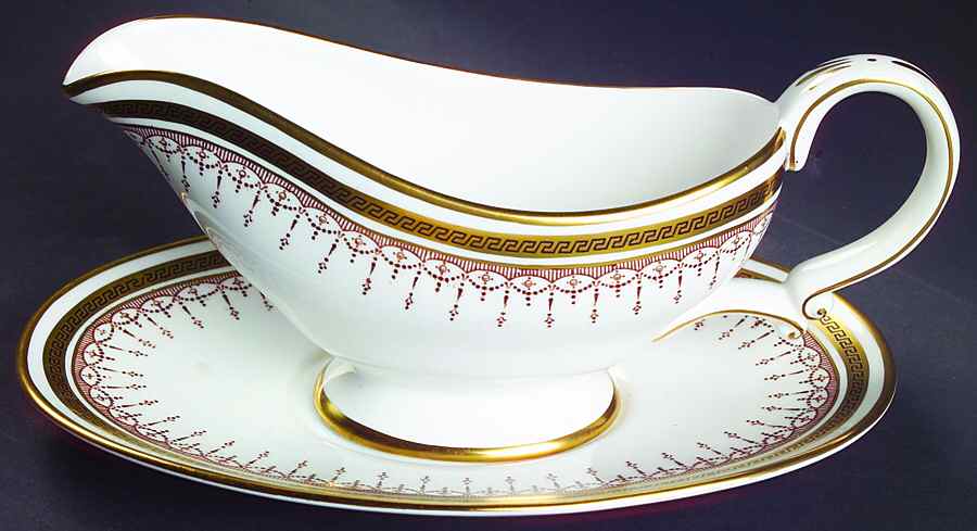 Grecian Gravy Boat & Underplate by Grosvenor-1