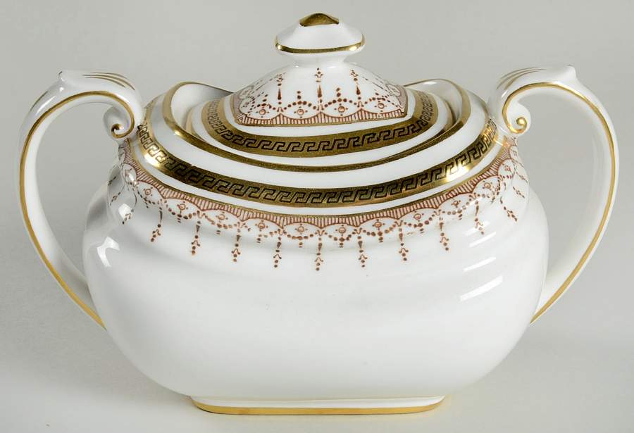 Grecian Sugar Bowl & Lid by Grosvenor-1