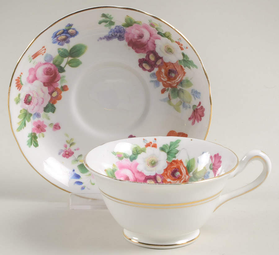 Hampton Footed Cup & Saucer Set by Grosvenor-1