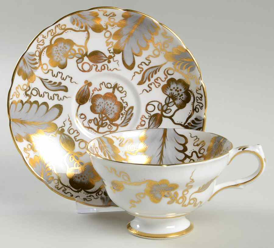 Inverness Footed Cup & Saucer Set by Grosvenor-1