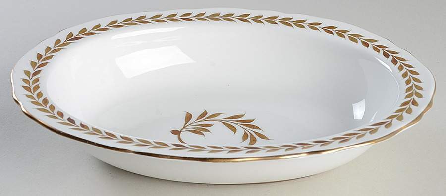 Laurel 10" Oval Vegetable Bowl by Grosvenor-1