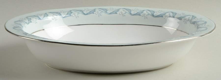 Lucerne 9" Oval Vegetable Bowl by Grosvenor-1
