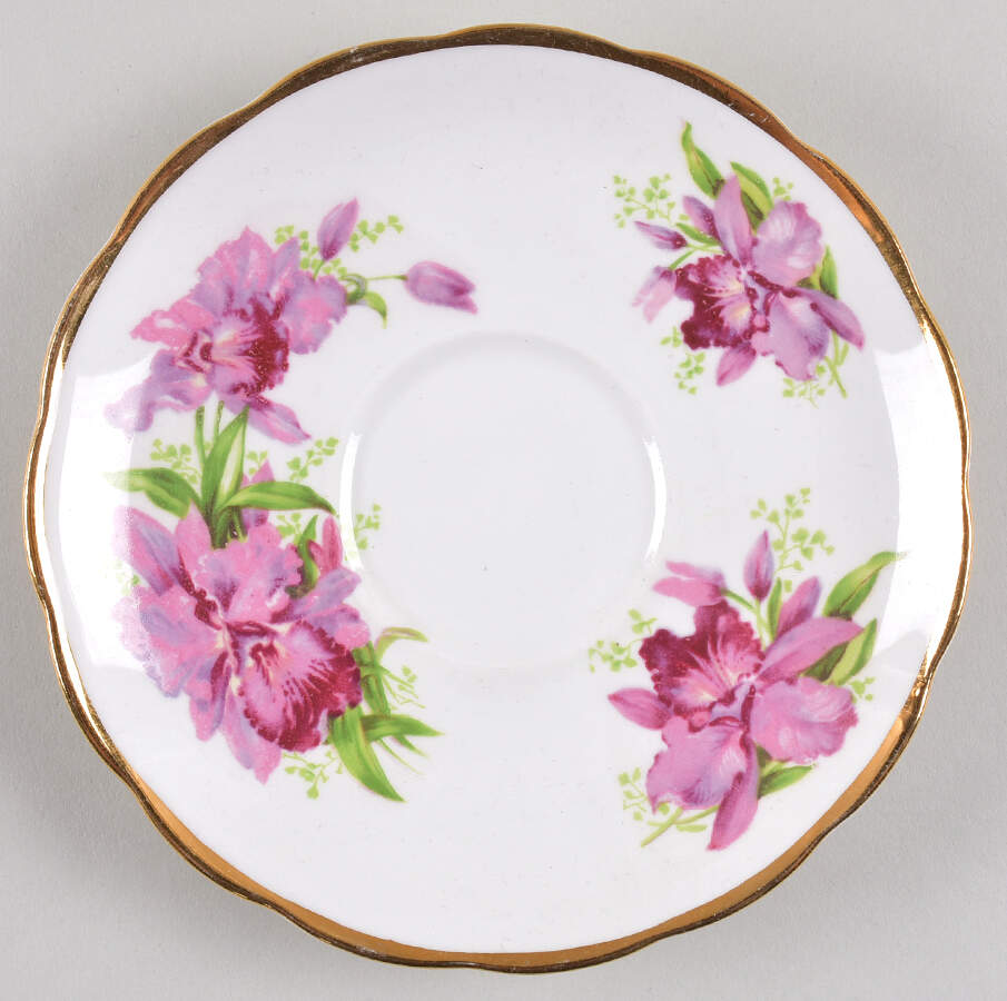 Orchid Saucer for Cream Soup Bowl by Grosvenor-1