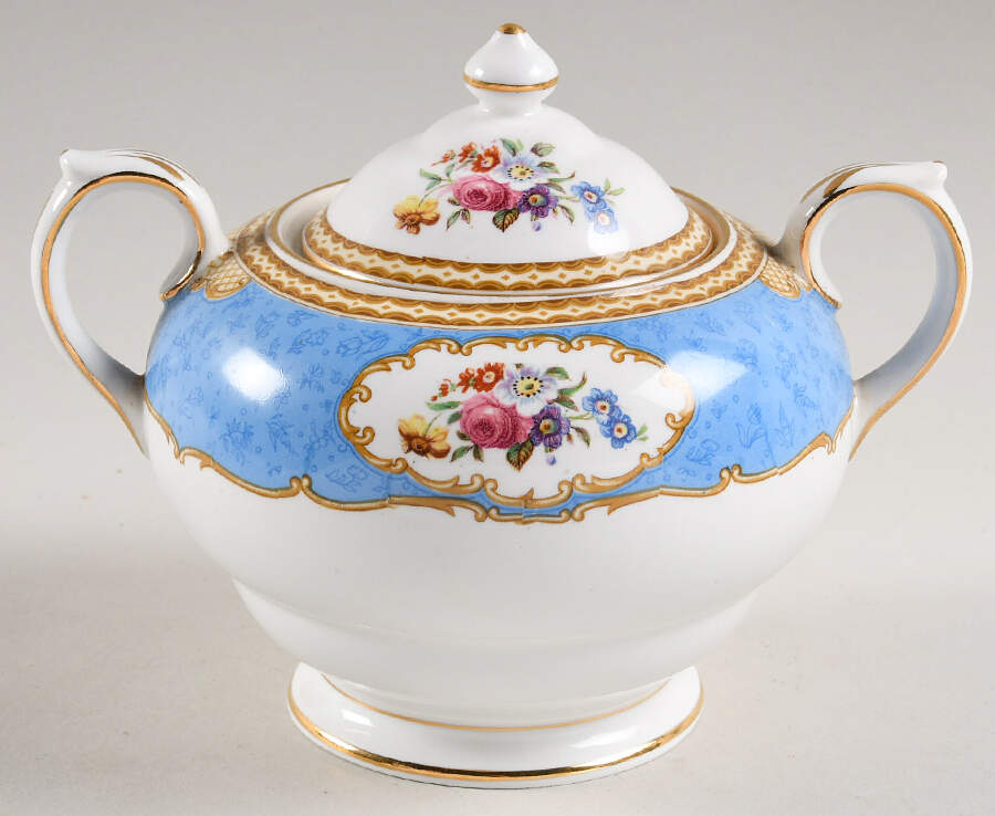 Rosamund Sugar Bowl & Lid by Grosvenor-1