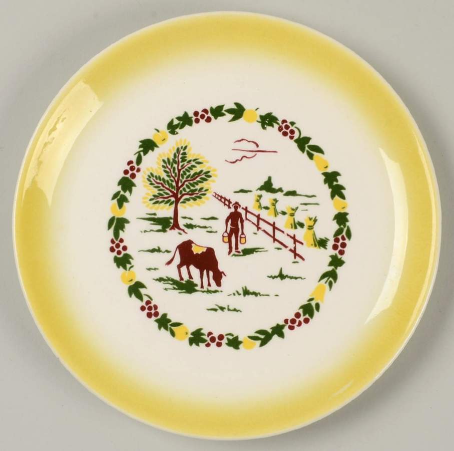 Country Charm Bread & Butter Plate by Grantcrest-1