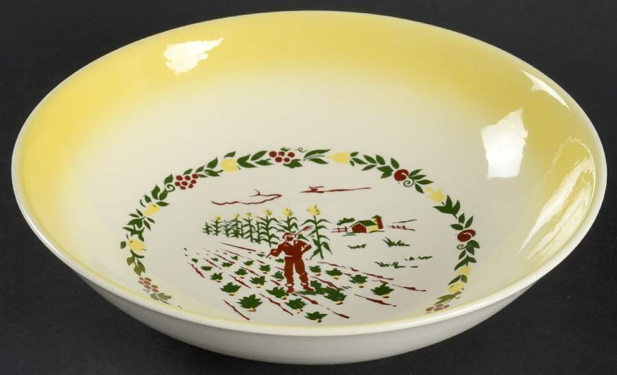 Country Charm 9" Round Vegetable Bowl by Grantcrest-1