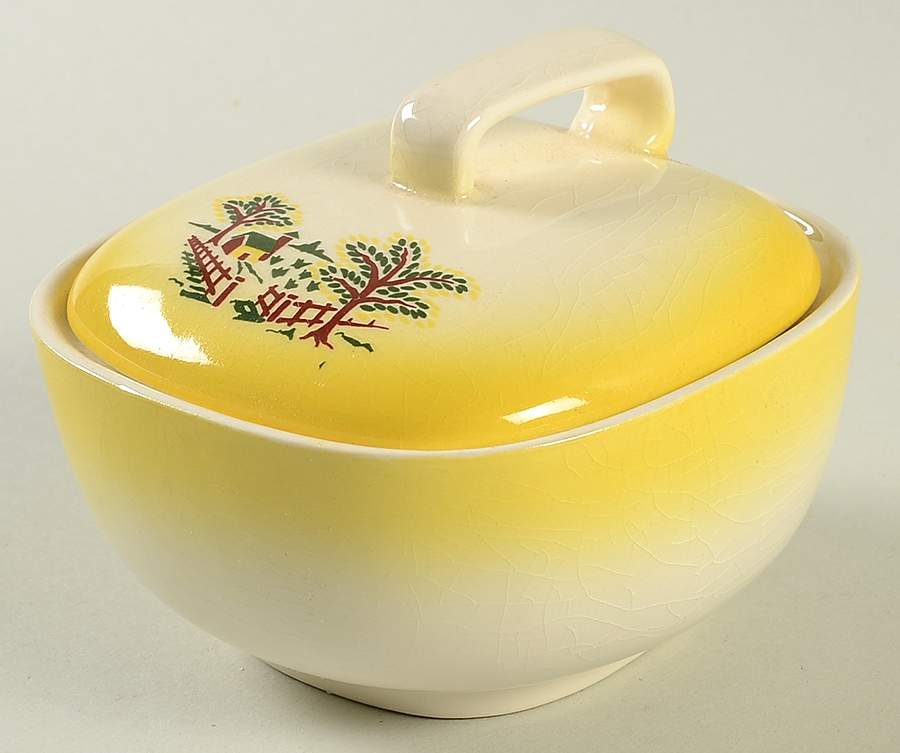 Country Charm Sugar Bowl & Lid by Grantcrest-1
